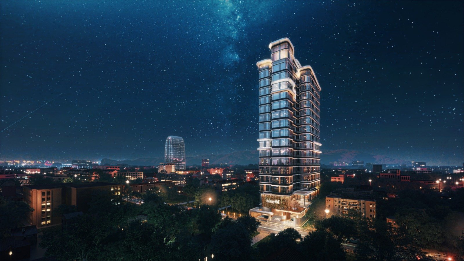 Galaxy One Residences - Aerial View