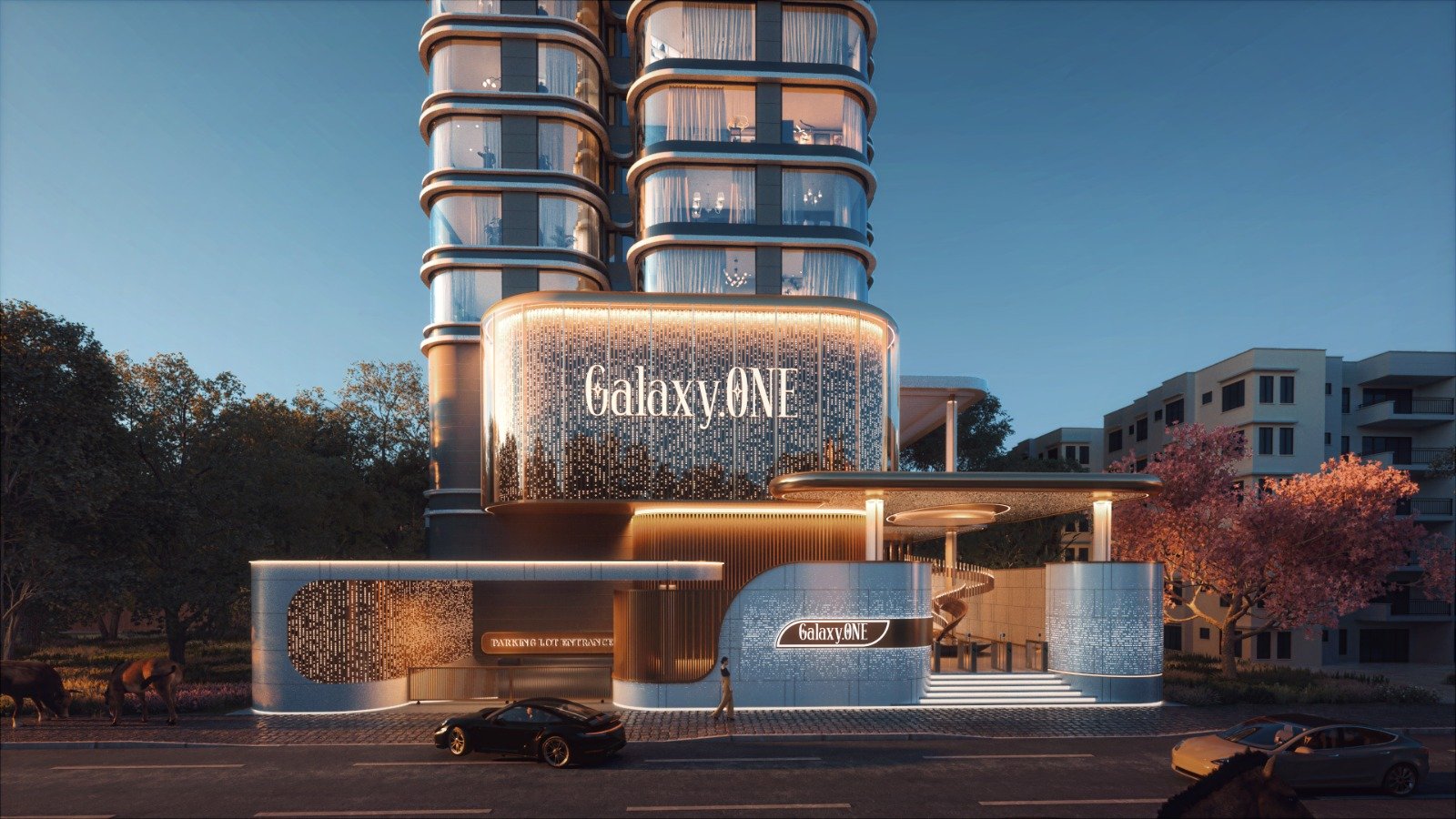 Galaxy One - Building Exterior
