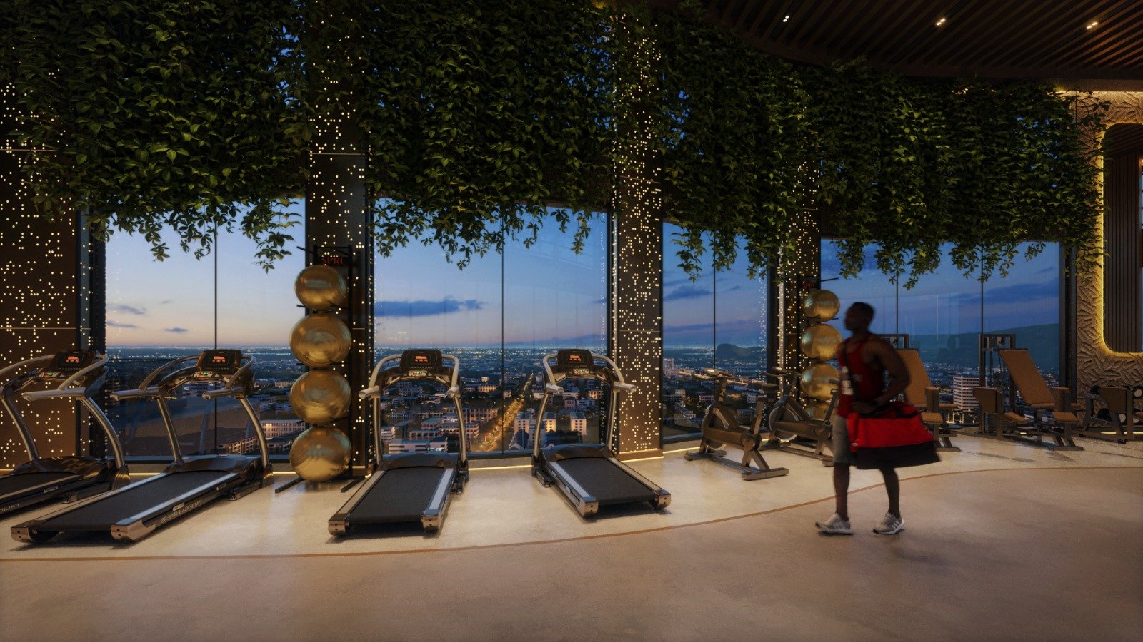 Galaxy One living space - premium apartment