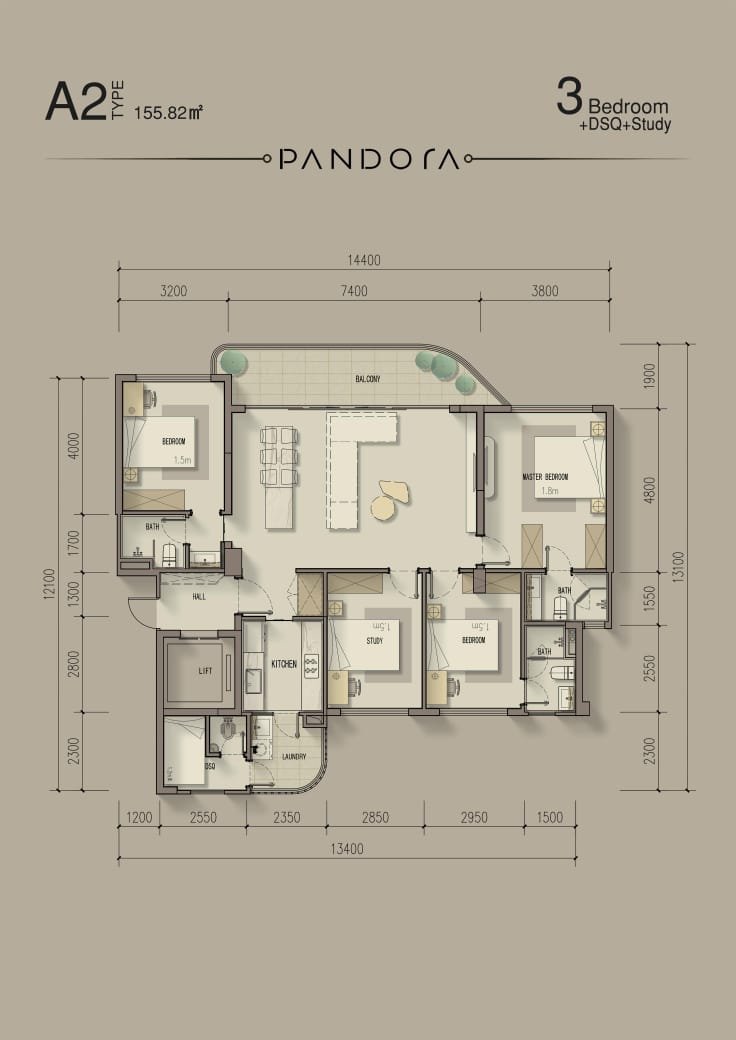 A-one Pandora - Living Space